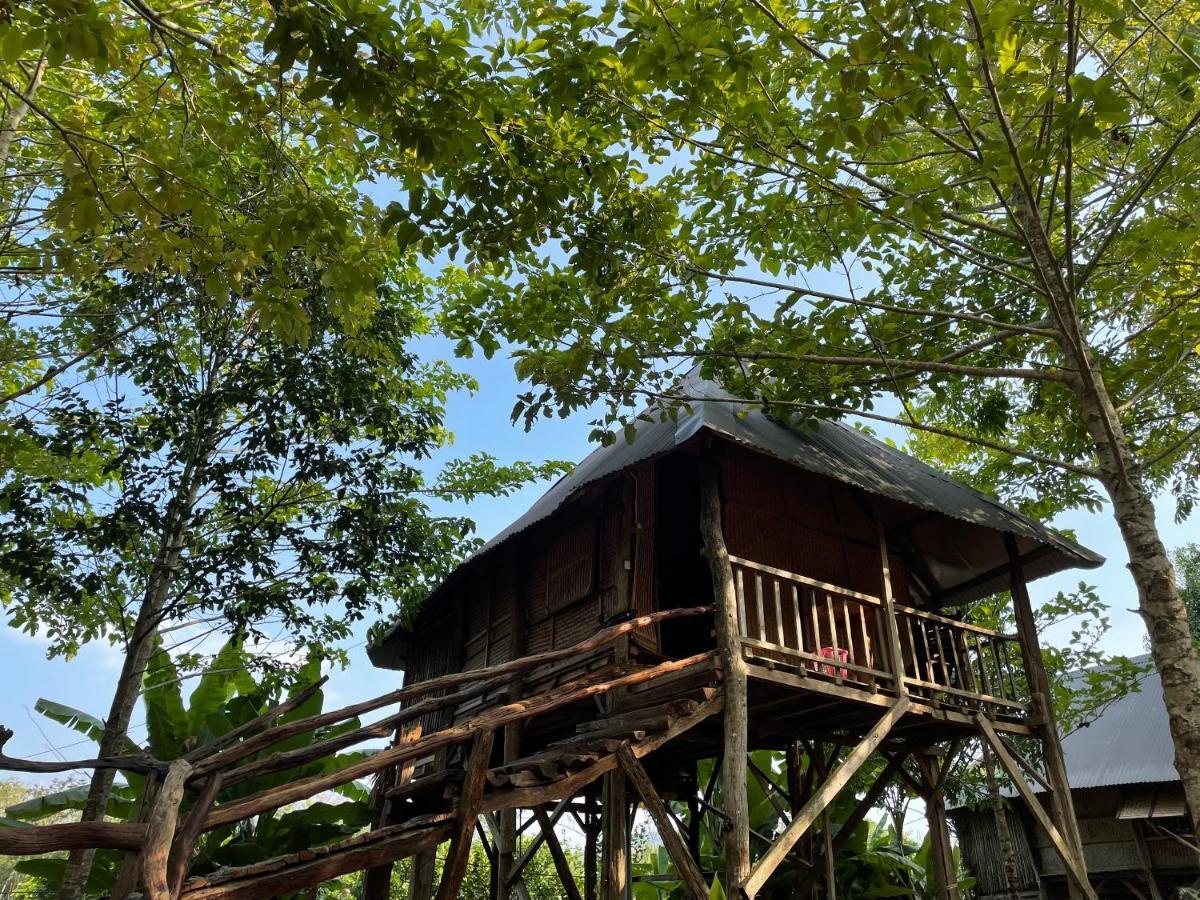 Villa Sunny Field Eco Stilt House à Cat Tien Extérieur photo