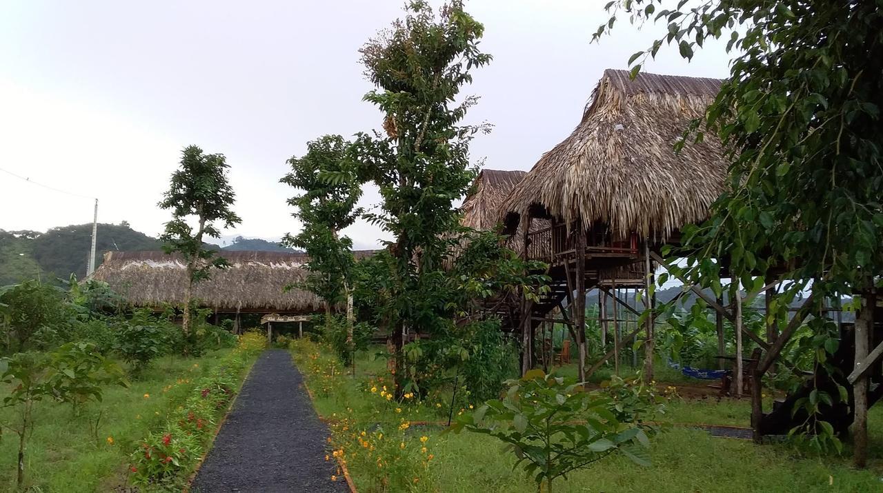 Villa Sunny Field Eco Stilt House à Cat Tien Extérieur photo