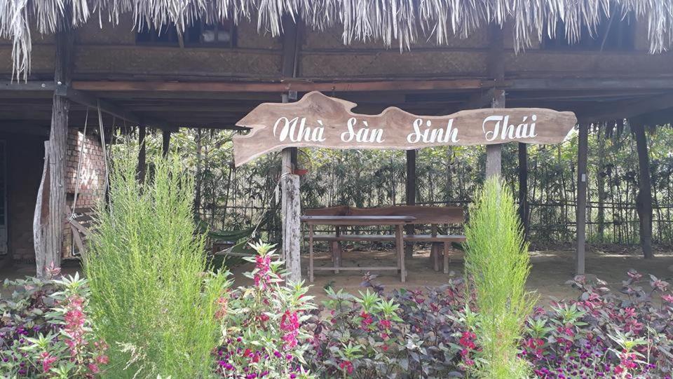 Villa Sunny Field Eco Stilt House à Cat Tien Extérieur photo